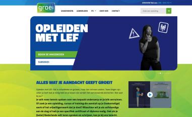 Schermafbeelding van groeiopleidingen.nl