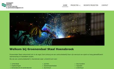 Schermafbeelding van groenendaalstaal.com