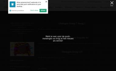 Schermafbeelding van groeneschool7.webnode.nl
