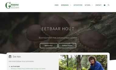 Schermafbeelding van groenetakken.nl