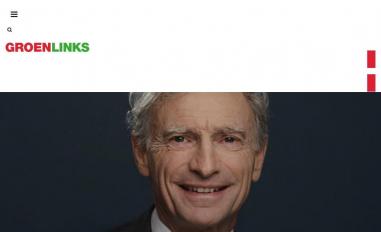 Schermafbeelding van groenlinks.nl