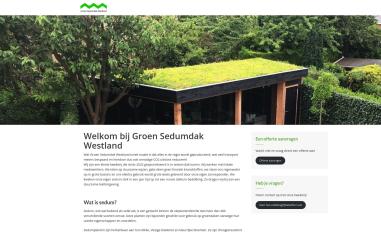 Schermafbeelding van groensedumdakwestland.nl