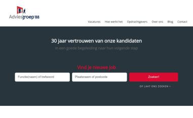 Schermafbeelding van groep88.nl