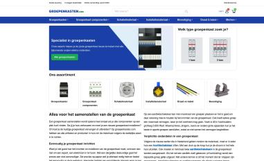 Schermafbeelding van groepenkasten.com