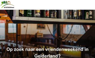 Schermafbeelding van groepsaccommodatie-gelderland.nl