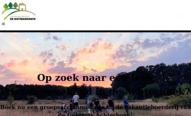 Schermafbeelding van groepsaccommodatie-vriendenweekend.nl