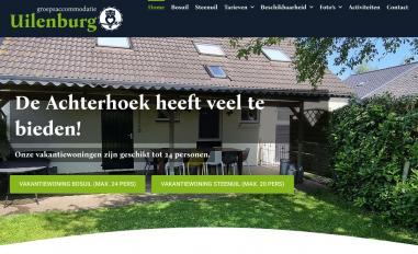 Schermafbeelding van groepsaccommodatieuilenburg.nl
