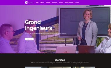 Schermafbeelding van grondingenieurs.nl