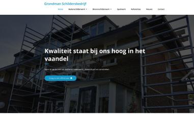 Schermafbeelding van grondman-schildersbedrijf.nl