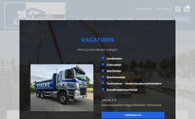 Schermafbeelding van grondwerken-dhaene.be