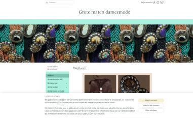Schermafbeelding van grotematendamesmode.com