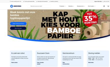 Schermafbeelding van groveko.nl