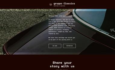 Schermafbeelding van gruppoclassics.com