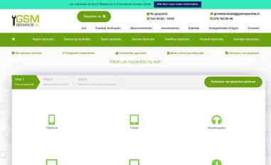 Schermafbeelding van gsmreparatie.nl