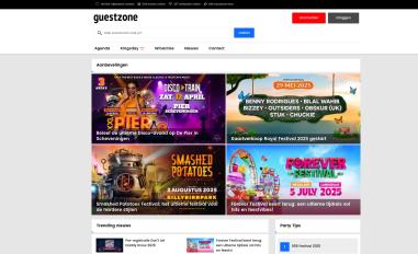 Schermafbeelding van guestzone.nl