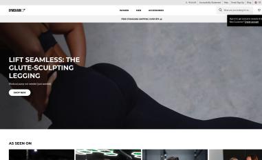 Schermafbeelding van gymshark.com