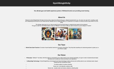 Schermafbeelding van gymvikinginfinity.reflowincontrol.com