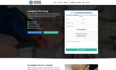 Schermafbeelding van haagse-loodgieter.nl