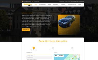 Schermafbeelding van haagsesneltaxi.nl