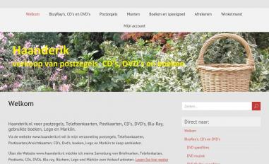 Schermafbeelding van haanderik.nl