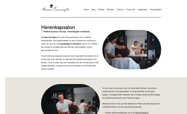 Schermafbeelding van haarconcept.be