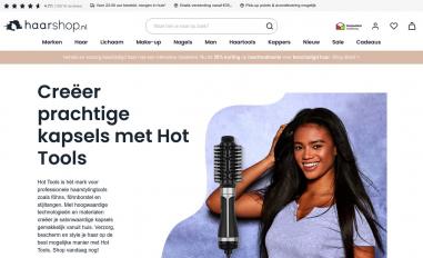 Schermafbeelding van haarshop.nl