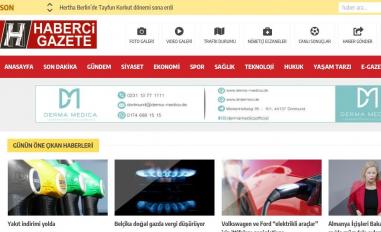 Schermafbeelding van haberci-gazete.de