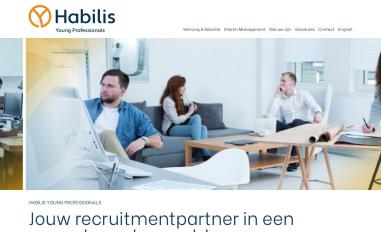 Schermafbeelding van habilis-youngprofessionals.nl