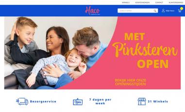 Schermafbeelding van haco.nu