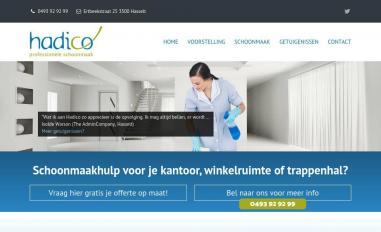 Schermafbeelding van hadico.be