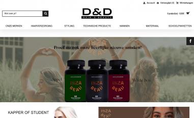 Schermafbeelding van hairandbodyshop.be