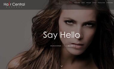 Schermafbeelding van haircentral.nl