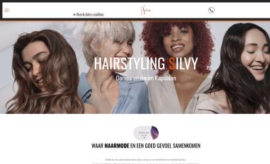 Schermafbeelding van hairstylingsilvy.nl
