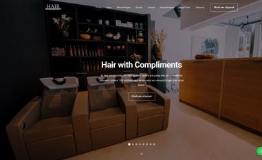 Schermafbeelding van hairwithcompliments.nl