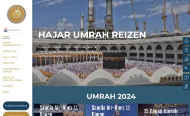 Schermafbeelding van hajarumrah.nl