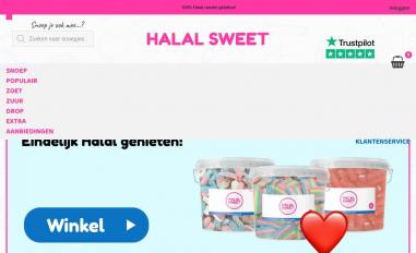 Schermafbeelding van halalsweet.nl