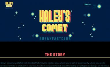 Schermafbeelding van haleyscometbreakfastclub.nl