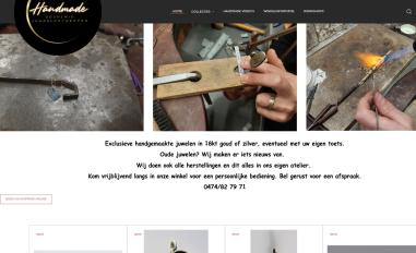 Schermafbeelding van handmadejuwelen.be