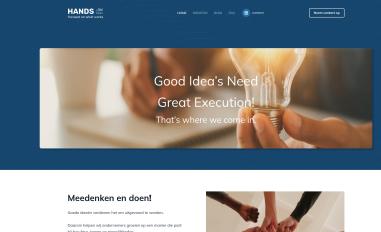 Schermafbeelding van handsonsales.nl