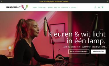 Schermafbeelding van handylight.nl