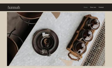 Schermafbeelding van hannah-foodbar.nl