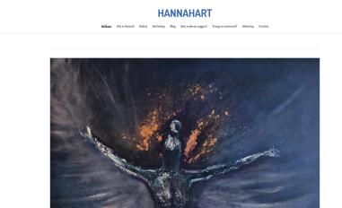Schermafbeelding van hannahart.nl