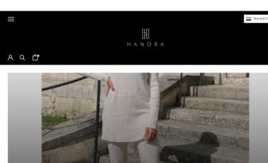 Schermafbeelding van hanora-fashion.com