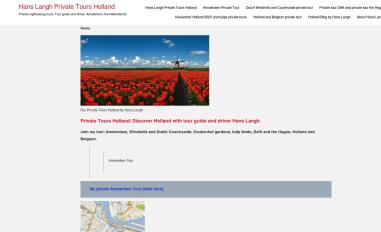 Schermafbeelding van hanslangh.nl
