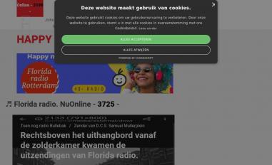 Schermafbeelding van happy-music-radio.com