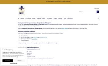 Schermafbeelding van happybeegifts.nl