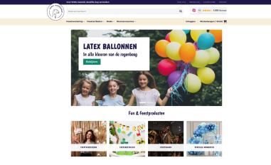 Schermafbeelding van happyhappenings.nl