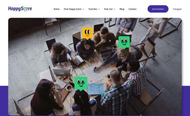 Schermafbeelding van happyscore.nl