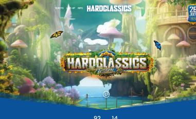 Schermafbeelding van hardclassicsfestival.com