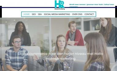 Schermafbeelding van haro-internetmarketing.nl